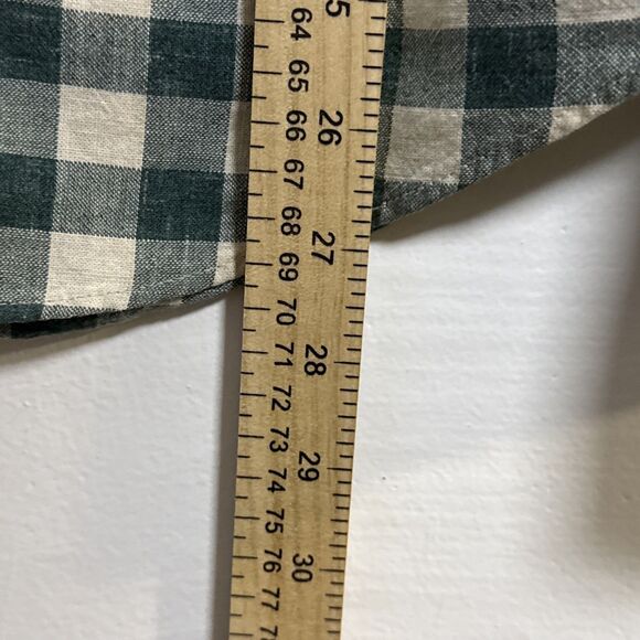 J.Crew Men's Medium Slim Fit Shirt Green Plaid Long Sleeve Button Down Homespun - Picture 5 of 6